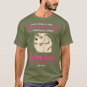 T-shirt Fille Aime Hamster Cadeau Pour Propriétaire De Ani