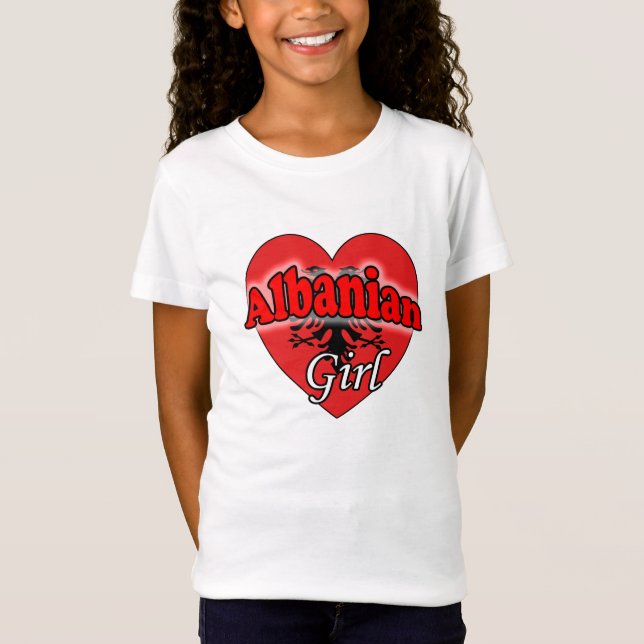 T-Shirt Fille albanaise (Devant)