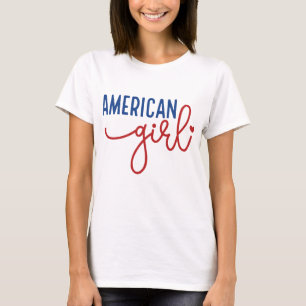 T-shirt Fille Américaine