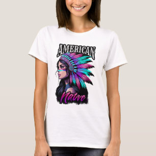 T-shirt fille américaine