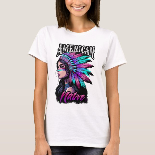 T-shirt fille américaine (Devant)