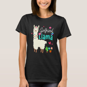 T-shirt Fille amie Llama Fête des Mères Femmes Anniversair