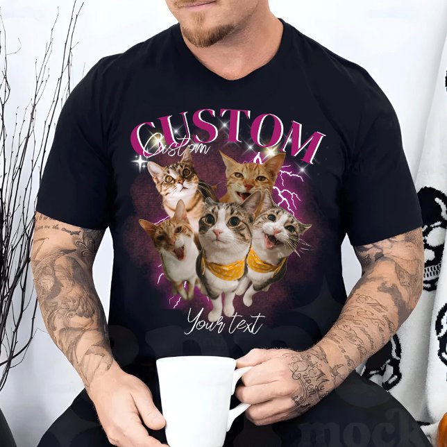 T-shirt Fille-amie personnalisée - Plan arrière (Créateur téléchargé)