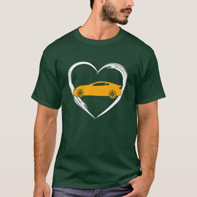 T-shirt fille amoureuse de voiture (Devant)