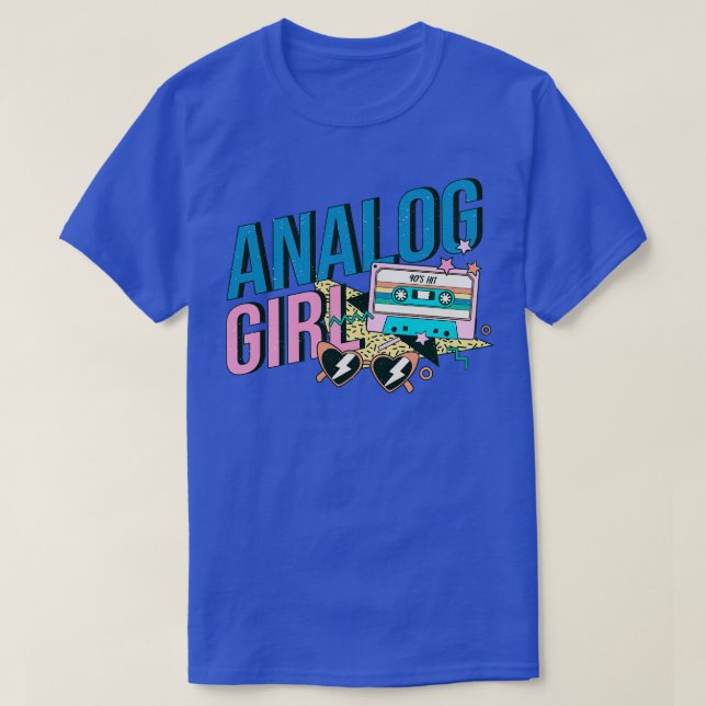 T-shirt Fille analogique (Design devant)