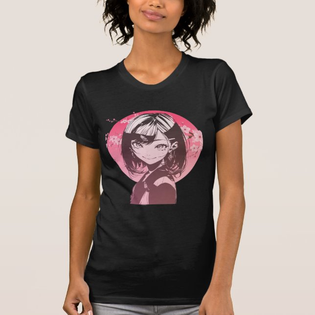 T-shirt Fille Anime (Devant)