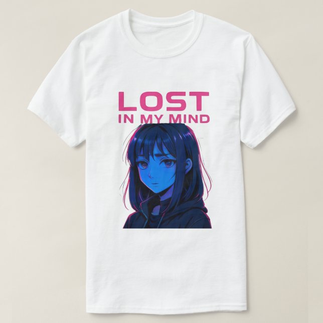 T-Shirt Fille Anime Cyberpunk  (Design devant)