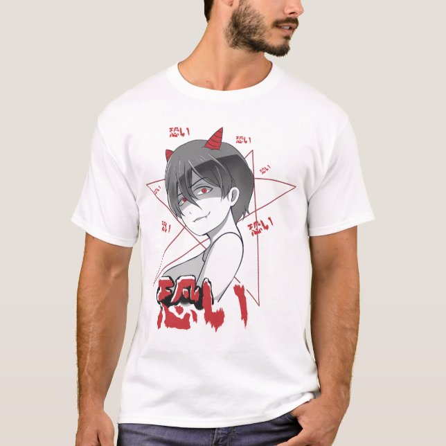 T-shirt fille Anime Demon (Devant)