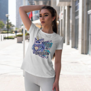 T-shirt Fille Anime En Costume Unicorne