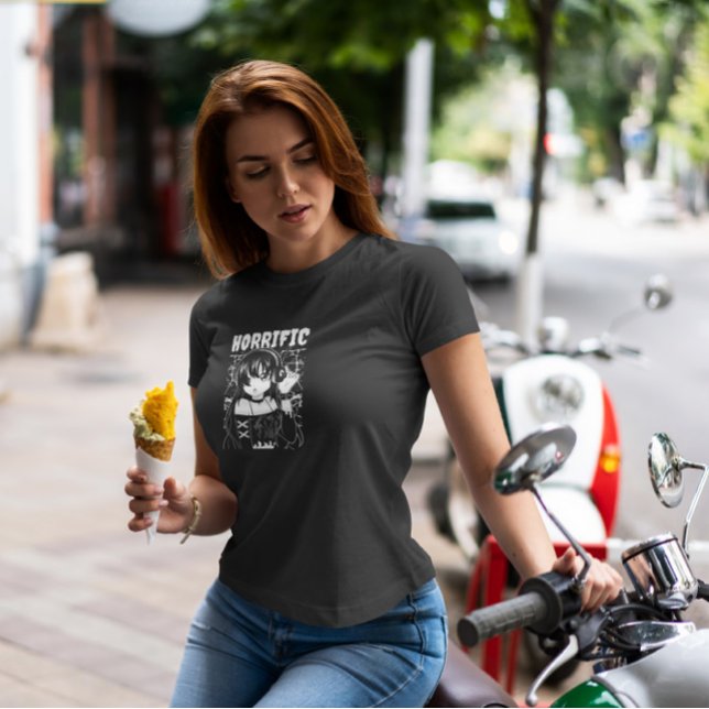 T-shirt Fille Anime foncée (Créateur téléchargé)