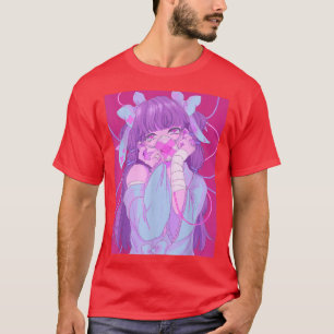 T-shirt Fille Anime Kawaii Waifu Esthétique Japonaise Mang