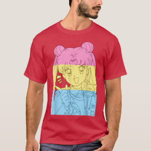T-shirt Fille Anime Panseual Pride Panseual Drapeau Mois L
