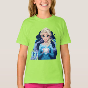 T-shirt Fille Anniversaire À 11 Ans