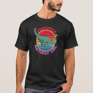 T-shirt Fille Anniversaire I Fille I Brachiosaurus I Famil