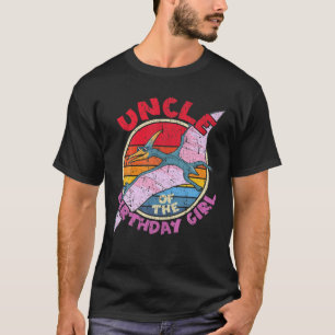 T-shirt Fille Anniversaire I Oncle I Pterodactylus I Famil