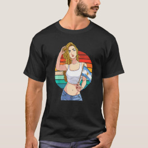 T-shirt Fille argentine Drapeau Argentine Fierté Latino Vi