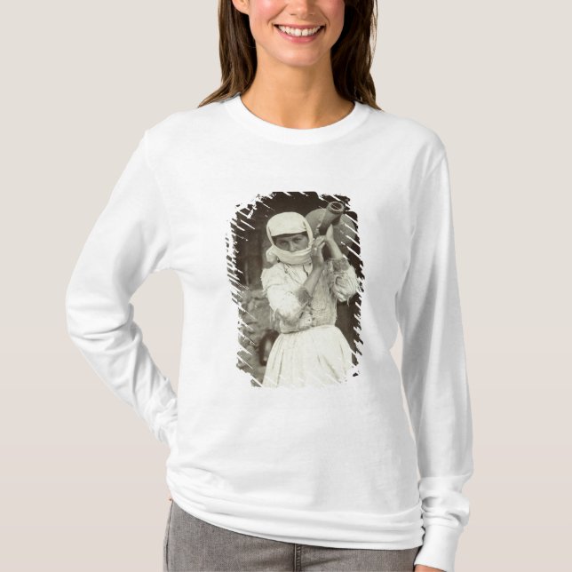 T-shirt Fille arménienne de pays, Erevan (Devant)