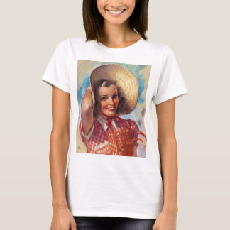 T-shirt Fille au bonnet