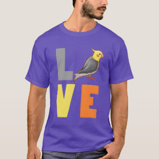 T-shirt Fille au cacatoès amour