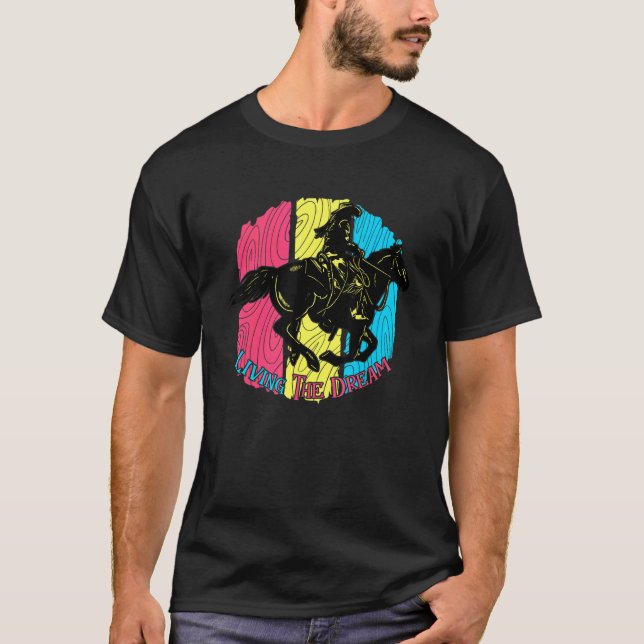 T-shirt Fille au Cheval Vivant le Rêve (Devant)