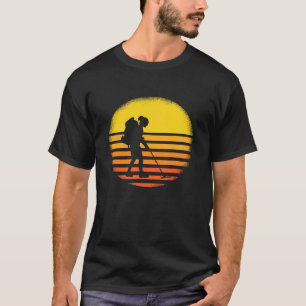 T-shirt Fille au détecteur de métaux Détectrice de coucher