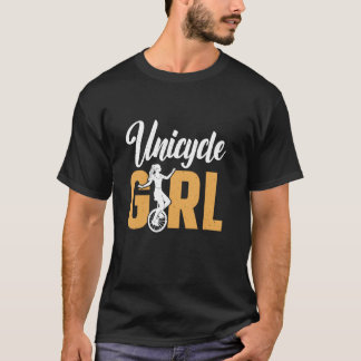 T-shirt Fille au monocycle