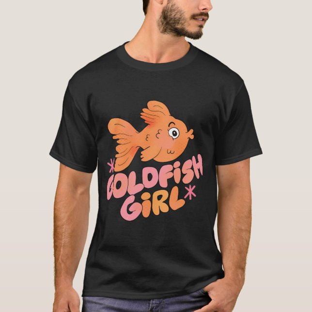 T-shirt Fille au Poisson Rouge (Pêche) (Devant)