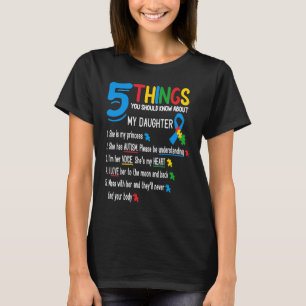 T-shirt Fille autistique Sensibilisation sur l'autisme Sou