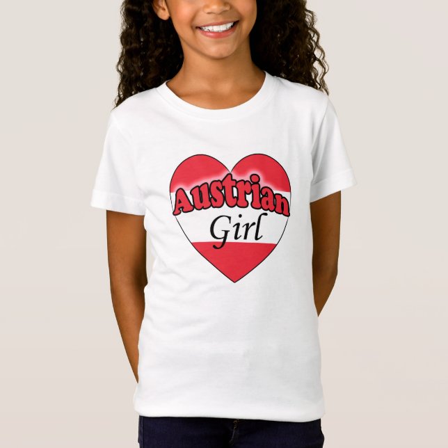 T-Shirt fille autrichienne (Devant)