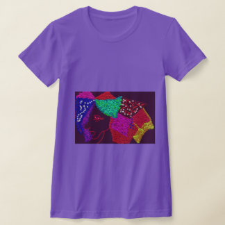T-shirt Fille aux cheveux matelassés