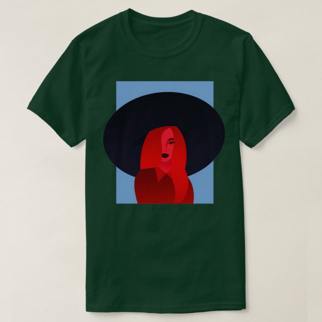 T-shirt Fille avec Casquette de mode (Design devant)