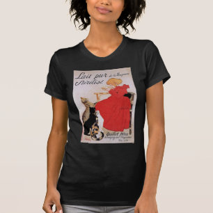 T-shirt Fille avec chats, Alexandre Steinlen