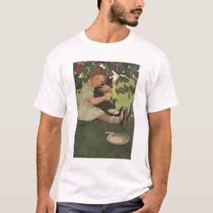 T-shirt Fille avec Kitten
