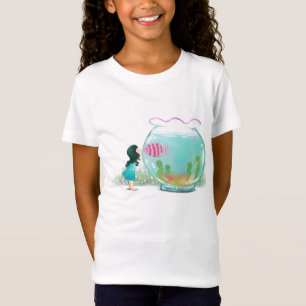 T-Shirt Fille avec la chemise de cuvette de poissons