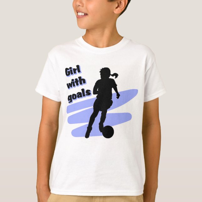 T-shirt fille avec objectifs (Devant)