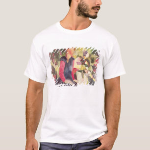 T-shirt Fille avec une cuvette de poissons, 20ème siècle