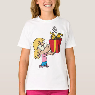 T-shirt Fille Avec Une Fête des pères Cadeau Filles T-Shir