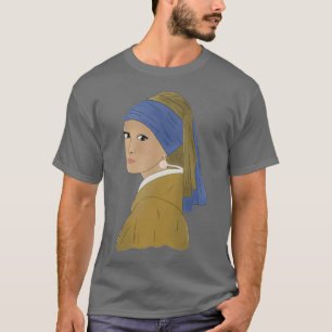 T-shirt Fille avec une oreille perle redessinée