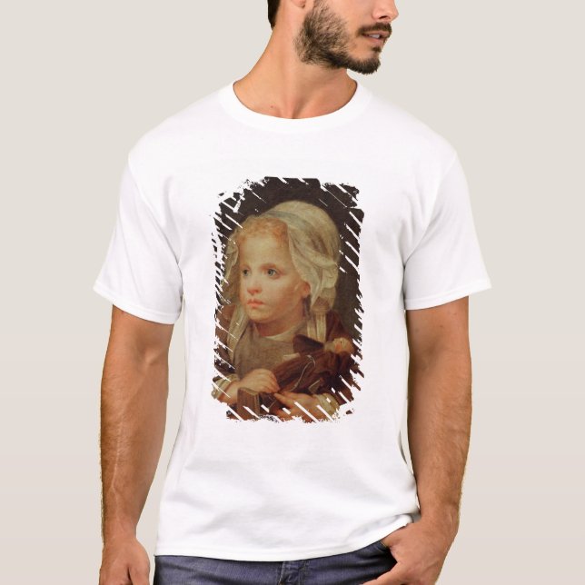 T-shirt Fille avec une poupée (Devant)