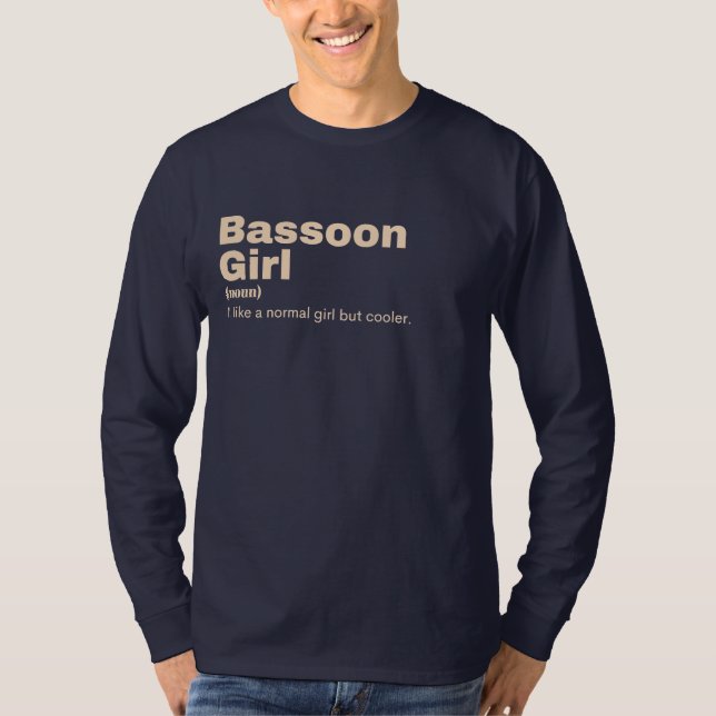 T-shirt Fille Bassoon - Bassoon  (Devant)