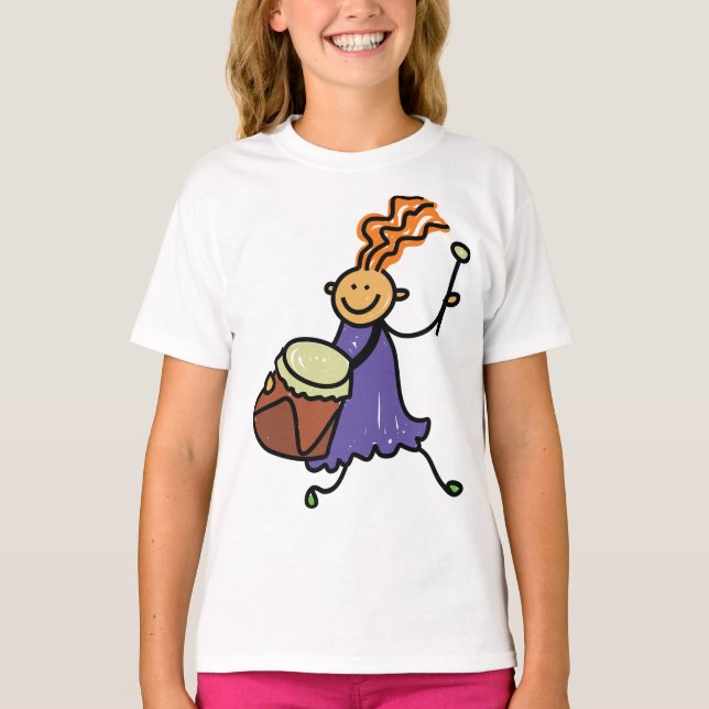 T-shirt Fille batteur (Devant)