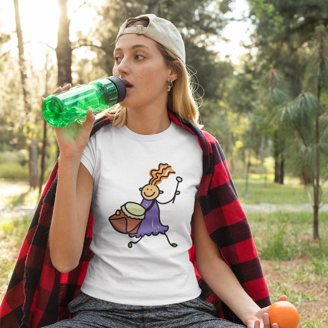 T-shirt Fille batteur (Créateur téléchargé)