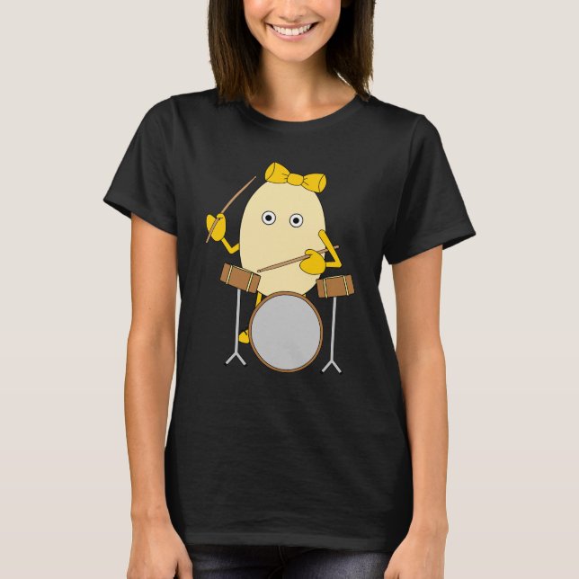 T-shirt Fille batteur (Devant)
