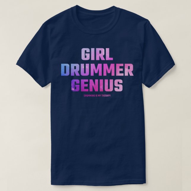 T-shirt fille batteur (Design devant)