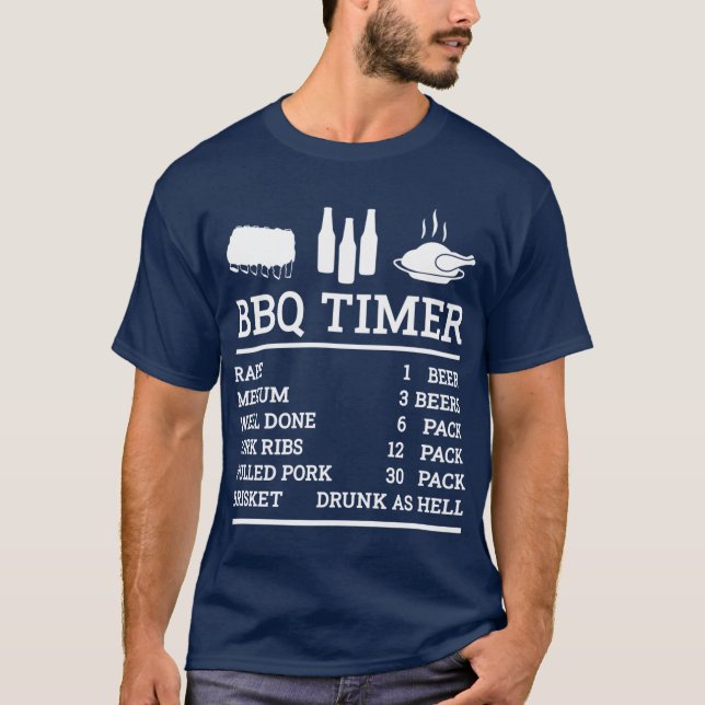 T-shirt Fille BBQimer drôle (Devant)