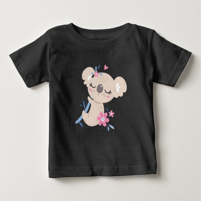 T-shirt fille bébé, t-shirt enfant (Devant)