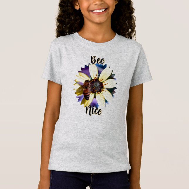 T-shirt fille Bee Nice (Devant)