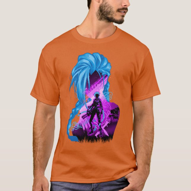 T-shirt Fille bleue (Devant)