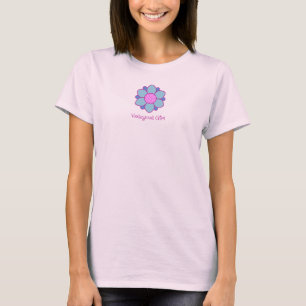 T-shirt Fille bleue de volleyball