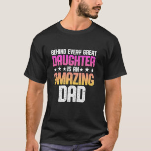 T-shirt Fille Bond message du coeur Papa Maman Amour Homme